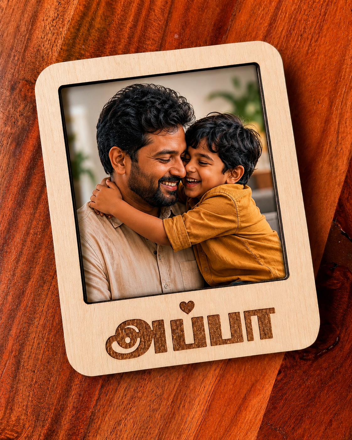 Personalized Tamil Magnetic Photo Frame – Appa